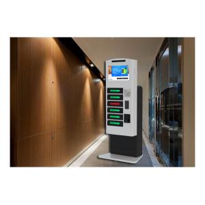 China Coin Operated Mobile Phone Charging Station , Cell Phone Chager Lockers 6 Digital Lockers supplier