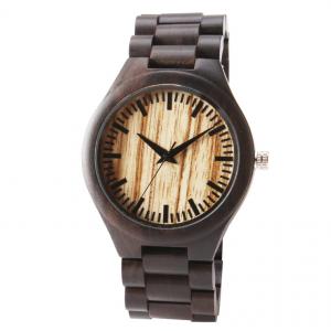 China Vintage Bamboo Wooden Watch Water Proof Casual Wood Watches supplier