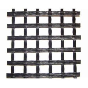 China los 50kn/M-200kn/M Glass Fiber Geogrid modificaron el betún cubierto para pavimentar el refuerzo wholesale