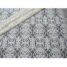 China Grey Voile Cotton Nylon Lace Fabric / Elastic Knitted Lace Fabric SYD-0003 wholesale