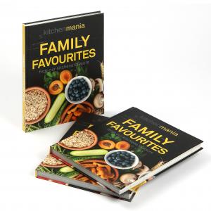 Custom Hardcover Book Printing Family Favorite Cook Recipe Book Printing