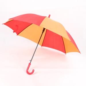 China As crianças pequenas vermelhas e alaranjadas chovem o guarda-chuva que 19 polegadas zincam o chapeamento do quadro seguro supplier