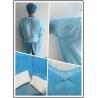 China 18gsm Disposable Isolation Gown , spunbond blue Polypropylene Isolation Gowns wholesale