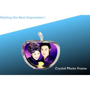 3D LASER ENGRAVING/crystal photo frame/acrylic photo frame/PHOTO FRAME/APPLE ACRYLIC FRAME