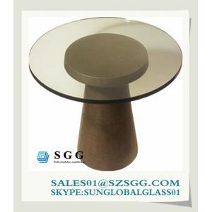 China rotating glass coffee table (round,oval,square,rectangle) supplier