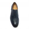 China Fashionable Blue Lace Up Mens Leather Casual Shoes wholesale