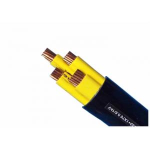 0.6/ 1kV Four Cores CU/PVC/PVC Yellow PVC Insulated Cables for Power Transmission
