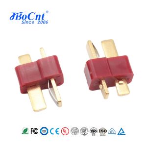 China レッドT ディーンズコネクタ 男性 女性コネクタ Tプラグ RCリチウムポリマーバッテリー ESCヘリコプター supplier