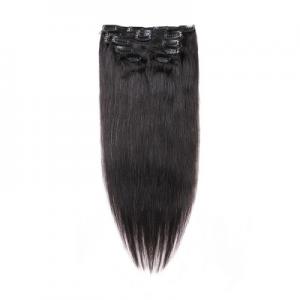 Natural Straight Raw Brazilian Clip In Human Hair Extensions Trade Assurence