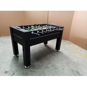 Easy Assemble Standard Foosball Table , MDF Soccer Game Table With Leg Ball Return