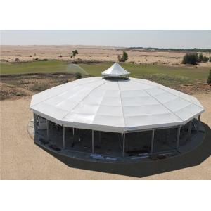 Water Resistant Large Aluminum Glass Marquee Tents For Birthday Party