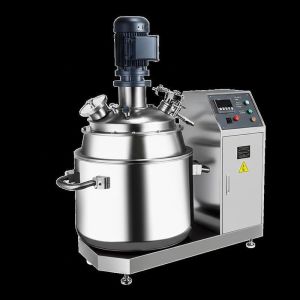 China 2.2KW Vacuum Homogenizing Emulsifier with Temperature Range 0-100C and 1.5KW Homogenizing Power wholesale