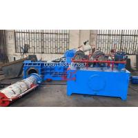 China Powerful Force Push Out Hydraulic Scrap Tyre Wire Steel Baler Machine Full Automatic Control on sale