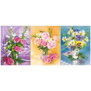 China Decoration Flower Pictures Custom Lenticular Printing PET Printing supplier