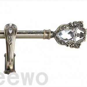 17 years China factory wholesale metal twist curtain rods in curtain poles tracks accessories