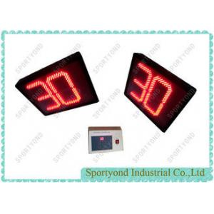 Red LED Water Polo Shot Clock , 30 Seconds Shot Clock Ultra Bright for basketball sports