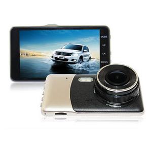 China Car Dashcam with 5M Pixel CMOS Sensor, Car DVR, Full HD 1080P, 4.0 Inch IPS LCD with Dual Lens for Front & Rear view supplier