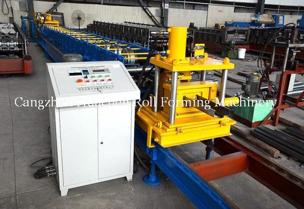 High Precise Roll Forming Machinery Shutter Door Frame 17 Rows 45# rollers