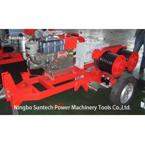 Steel Electric Cable Winch Puller / Portable Electric Winch For Cable Pulling