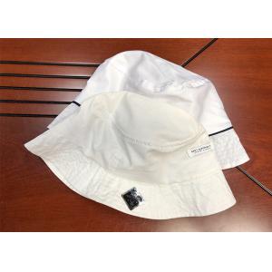 ACE New arrival custom woven labels private logos decorative rope fishing bucket hats caps