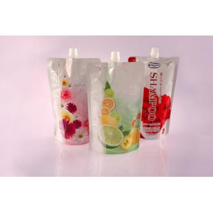 China Customized Stand Up Flexible Cosmetic Packaging Bag With Spout supplier