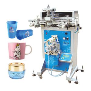 China 36pcs / Min Semi Automatic Screen Printer For Plastic Mug Paper Cups supplier