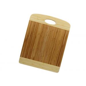 China Food Safe Durable Natural Bamboo Cutting Board With Natural Wood Color supplier