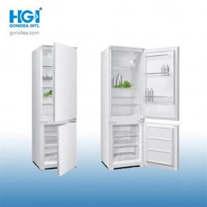 China LED Light Bottom Freezer Refrigerator Defrost Electronic Temperature Control supplier