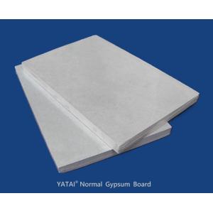 China Screw Fixing Normal Gypsum Board Fire Resistant For Partition Wall wholesale