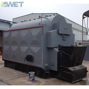 China DZH Solid Fuel Fired Steam Boiler 1 Ton Industrial Coal Biomass Wood Pellet Chip Firewood supplier