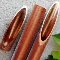 China DELLOK Copper Tube Air Cooled Aluminum Fin Evaporator Coil Or Extruded Copper Alloy Low Fin Tube on sale