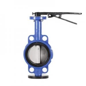 150LB PN16 DN100 Ductile Cast Iron Stainless Steel Double Flange Wafer Lug Butterfly Valve