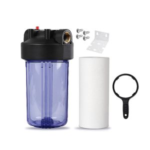 China 10x4.5" Clear Jumbo Water Filter Housing Water Filter Systems With PP Sediment Filter wholesale