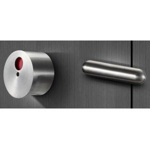 304 Stainless Steel Toilet Cubicle Fittings Hardware Lock With Indicator Toilet Partition Knob