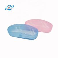 China Crushing Resistance Blue Pink Plastic Eyeglass Case For Students on sale
