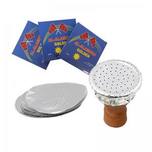 China Hookah Silver Aluminum Foil Shisha Sheet with Customized Size and Resistant Material supplier