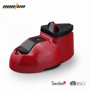 China ND-087 Red Scissor And knife Sharpener Kitchen Knife Sharpener With Suction Cup supplier