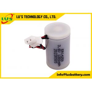 China ER14250 3.6V 1200mAh 1/2-AA Bobbin Cell ER14250 1/2 AA 3.6V Primary Lithium Battery supplier