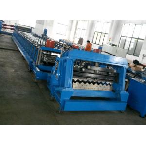 China 18.5kW Grain Silo Roll Forming Machine , Hydraulic Roofing Sheet Crimping Machine supplier