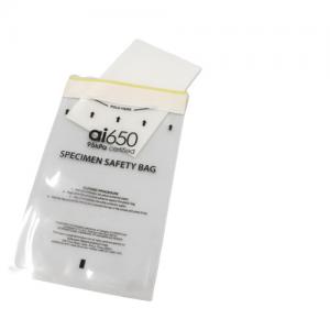 Self Sealing Medical Test Three Layer 95kpa Transparent Bag Transparent
