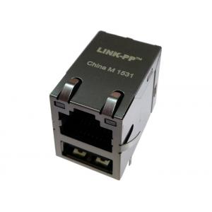 1-1840012-2 Gigabit RJ45 USB Connector 1840012-1 USB para Rj45 Stacked Rj45 USB