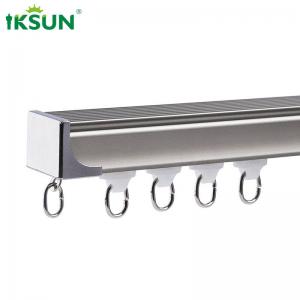 0.9mm Ripple Fold Aluminium Curtain Track For Window Shower Room