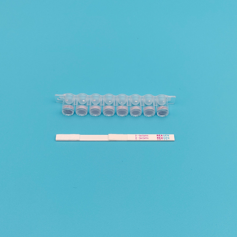 Penicilina Beta-lactamas Kit de prueba de tiras lácteas Blanco para pruebas de leche