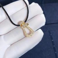 China Force 10 Pendant Hot Selling 18k Gold Necklace Fashion Fine Natural Stone Diamond Gold Pendant Necklace on sale