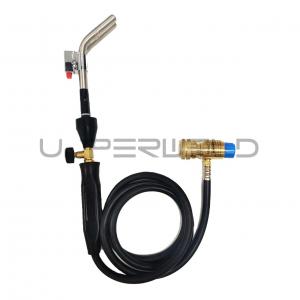China Customized Support Push Button Ignition Mapp Gas Propane Brazing Torch with Two Burner OEM supplier