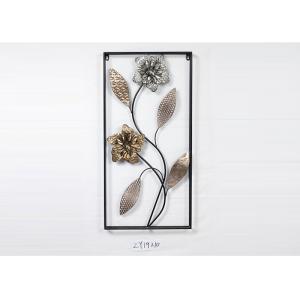 Customized Living Room Floral Bronze Wall Art Decor