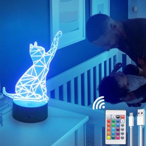 LED night lamp base Christmas Halloween gift night light base DIY Acrylic RGB base Board Light for bedroom decorate
