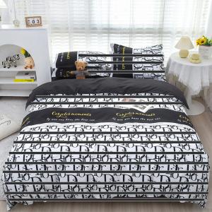 40S Fabric Count 200TC Thread Count Super King Printed Bedding Set Luxury Cover Designs