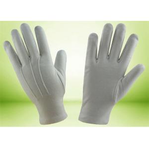 China Multi Patternshonor Guard Gloves , Mens White Parade Gloves Simple Style supplier
