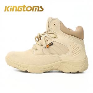 Breathable Waterproof Low Cut Tactical Boots With Zipper Oil Resistant